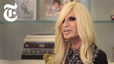 donatella versace interview youtube|Donatella Versace comment.